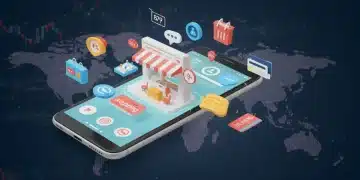 Smartphone displaying optimized 3dcart e-commerce site for US mobile shoppers