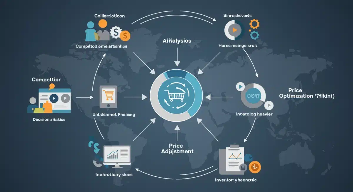 Data flow for dynamic pricing optimization in e-commerce