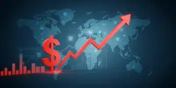 Dynamic pricing strategy dashboard showing profit growth in US e-commerce