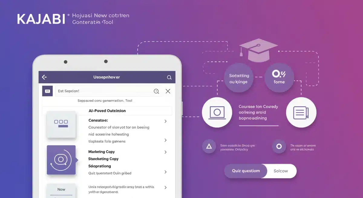Kajabi AI content generation tools for creators