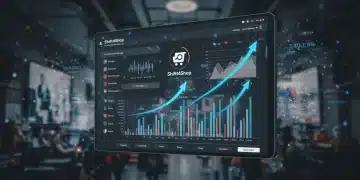 Shift4Shop analytics dashboard showing 22% organic traffic boost