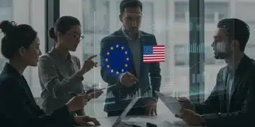 US e-commerce executives analyzing DSA compliance strategies